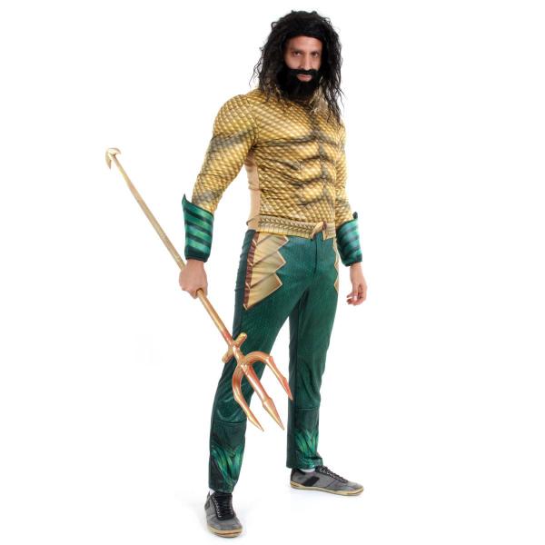 Imagem de Fantasia Aquaman Clássico Adulto - DC Aquaman