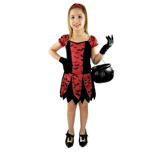 Imagem de Fantasia Bruxinha Bel Halloween Infantil Feminino