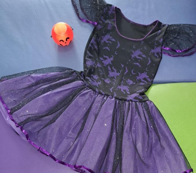 Imagem de Fantasia bruxinha vestido bruxa infantil