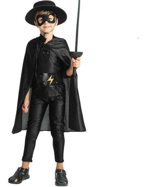 Fantasia Capa Zorro Infantil Vampiro Bruxo Ou Bruxa - IndiaChina Imagem de Fantasia Capa Zorro Infantil Vampiro Bruxo Ou Bruxa