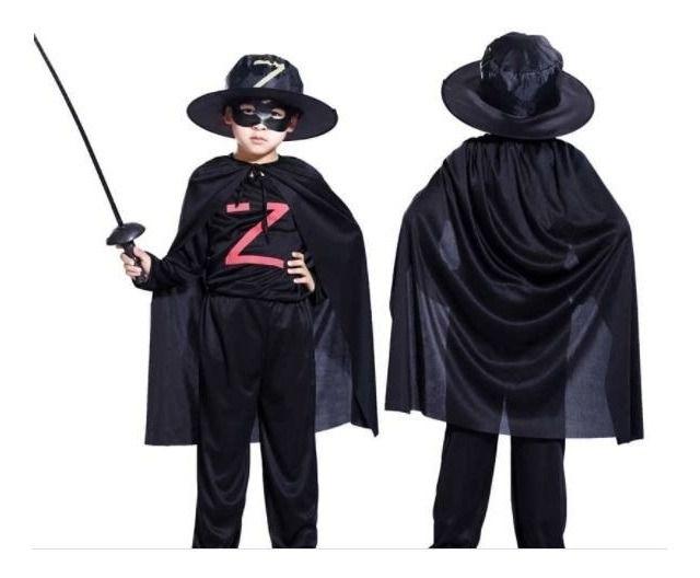 Fantasia Capa Zorro Infantil Vampiro Bruxo Ou Bruxa - IndiaChina Imagem de Fantasia Capa Zorro Infantil Vampiro Bruxo Ou Bruxa