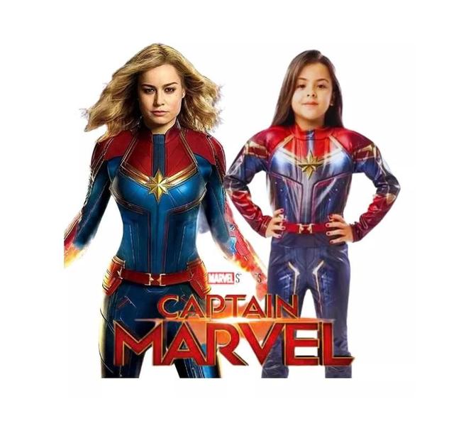 Imagem de Fantasia Capitã Marvel Infantil Original O Filme