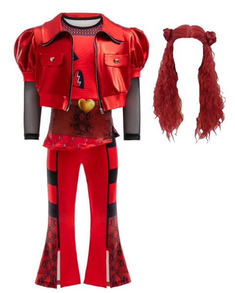 Imagem de Fantasia Coolproud Rise of Red Halloween para meninas de 5 a 14 anos