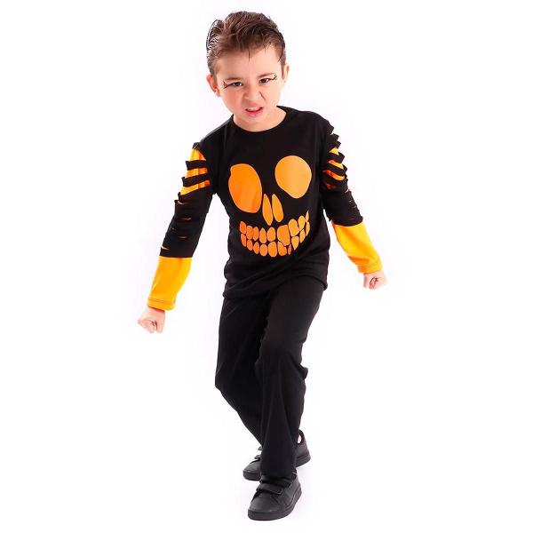 Fantasia de Abóbora Infantil Camiseta Manga Longa Halloween - Fantasias Carol TA Imagem de Fantasia de Abóbora Infantil Camiseta Manga Longa Halloween