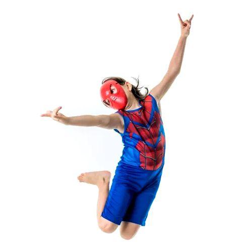 Imagem de Fantasia de Aranha Infantil com Máscara Spider Festa Aniversário Dia das Bruxas