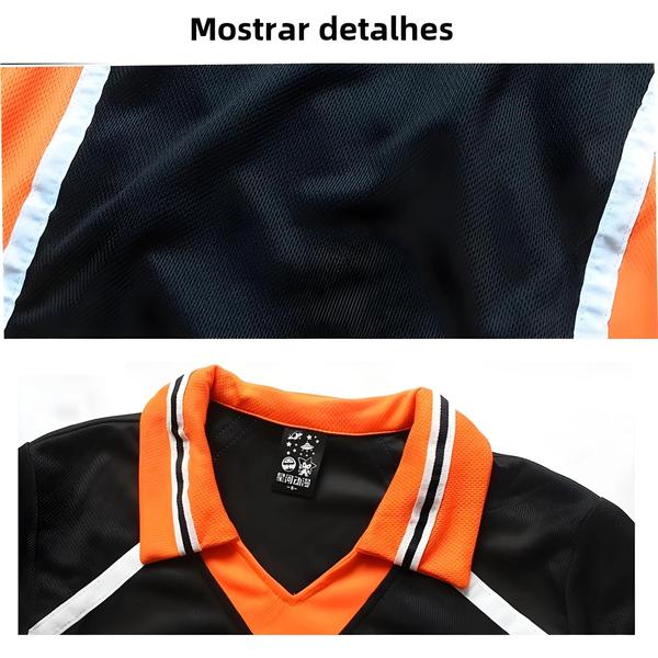 Imagem de Fantasia De Cosplay Hinata Shoyo E Kageyama Tobio Haikyu Karasuno Camisas De Vôlei Do Ensino Médio