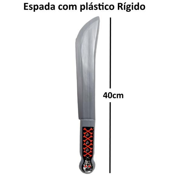 Fantasia de Criança Caveira Esqueleto + Acessórios Halloween - Toy Master Imagem de Fantasia de Criança Caveira Esqueleto + Acessórios Halloween