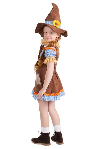 Imagem de Fantasia de espantalho Dress Up America Pumpkin para crianças e meninas