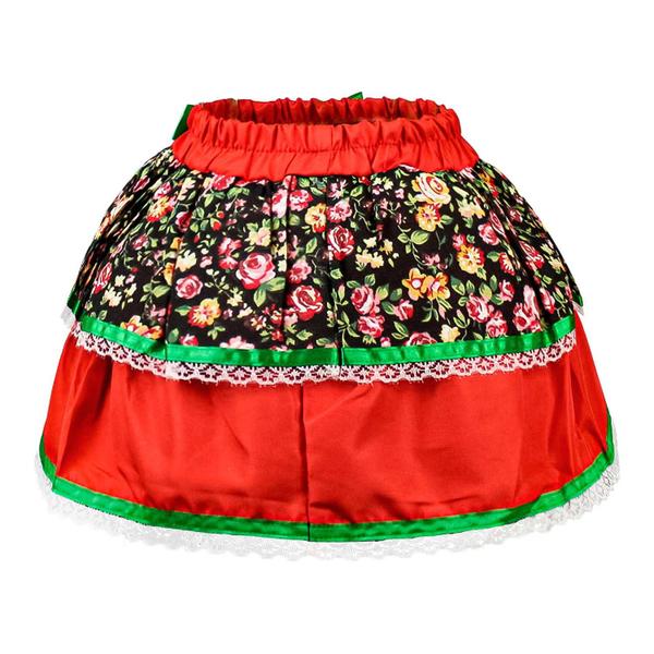 Fantasia de Festa Junina Menina Infantil Saia Com Babado - Fantasias Carol LIE Imagem de Fantasia de Festa Junina Menina Infantil Saia Com Babado