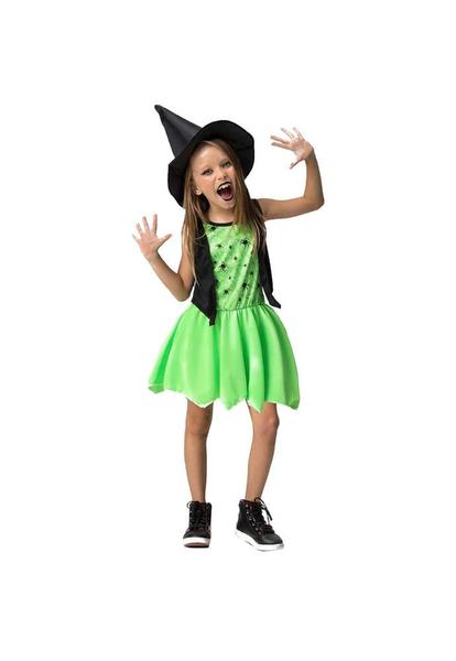 Imagem de Fantasia de Halloween Bruxinha Briana Infantil Com Colete