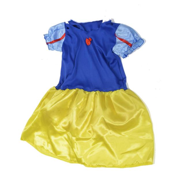 Imagem de Fantasia de Meninas Roupinha Vestido Branca de Neve