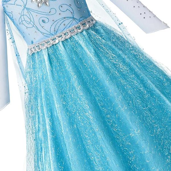 Imagem de Fantasia de Princesa Elsa e Anna (Frozen) para Meninas - Vestido para Festa de Halloween