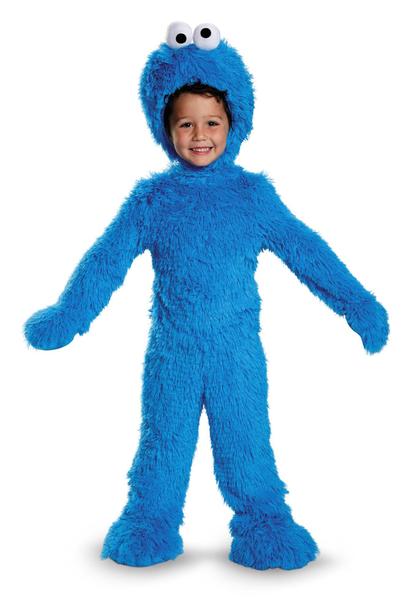 Imagem de Fantasia Disguise Cookie Monster Plush Extra Deluxe 3T-4T