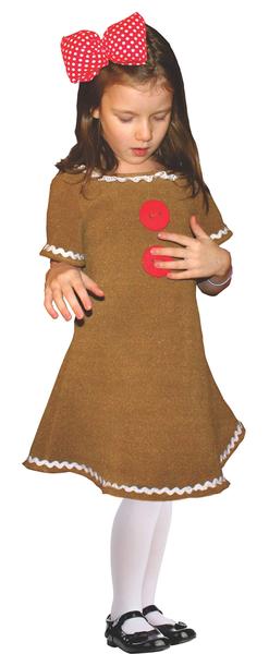 Imagem de Fantasia Dress Up America Gingerbread Man Girl