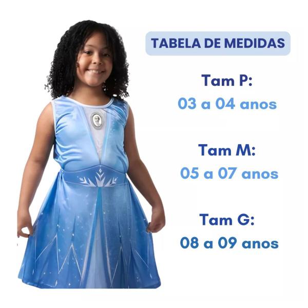 Imagem de Fantasia Elsa Pop P BBRA 6968