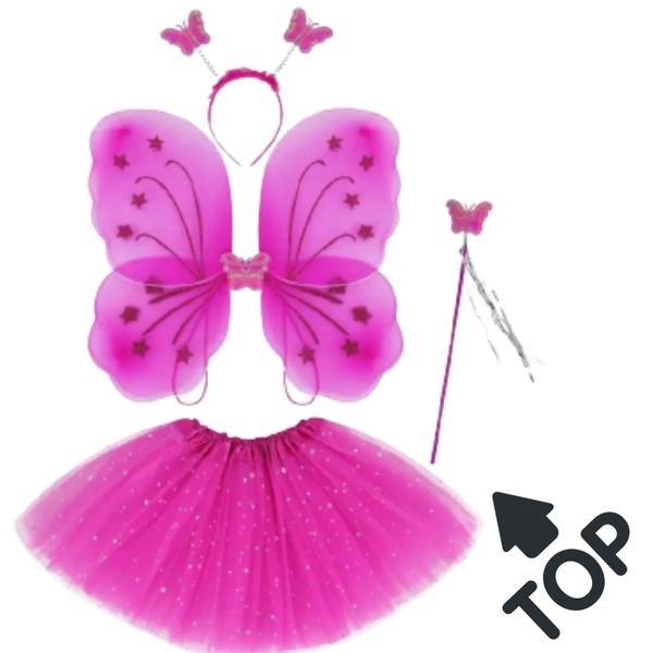 Imagem de Fantasia Fada Rosa Bailarina infantil meninas