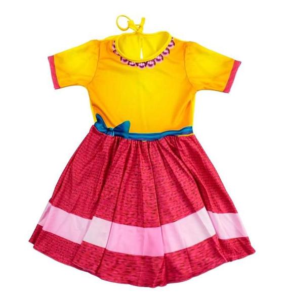 Imagem de Fantasia Fancy Nancy Clancy Infantil Vestido Disney