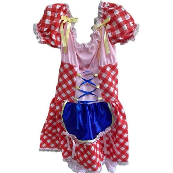 Imagem de Fantasia Festa Junina Vestido Fashion Fitas P (nao e Possivel Escolher Enviado de Forma Sortida)