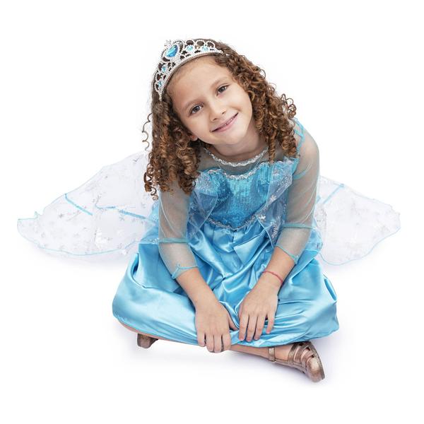 Imagem de Fantasia Frozen Elsa Princesa+acessórios Halloween Carnaval