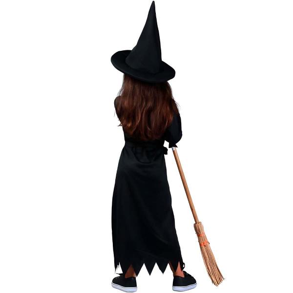 Fantasia Halloween Bruxa Infantil Preta Com Chapéu e Cinto P 2 - 4 - Sulamericana Imagem de Fantasia Halloween Bruxa Infantil Preta Com Chapéu e Cinto P 2 - 4