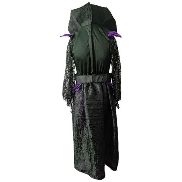 Imagem de Fantasia Halloween Infantil Evil Queen Vestido com Acessório