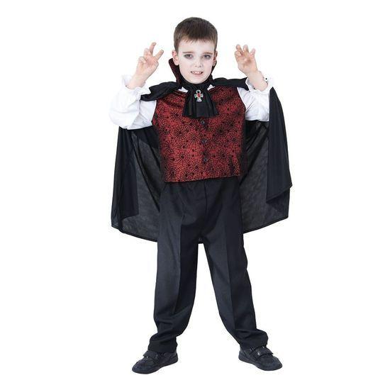 Imagem de Fantasia Halloween Infantil - Vampiro Duque M 6 a 8 anos - 1 Un