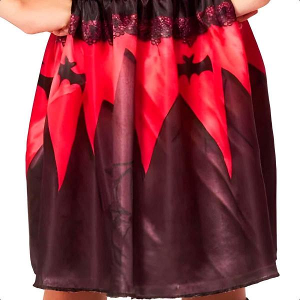 Fantasia Halloween Vampira Infantil pra Menina com Meias P 2 - 3 - Fantasias Carol FSP Imagem de Fantasia Halloween Vampira Infantil pra Menina com Meias P 2 - 3