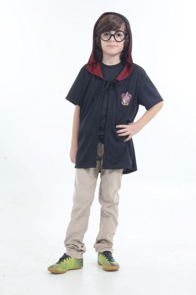 Fantasia Harry Potter Grifinória Verão Infantil - Harry Potter - Warner bros Imagem de Fantasia Harry Potter Grifinória Verão Infantil - Harry Potter