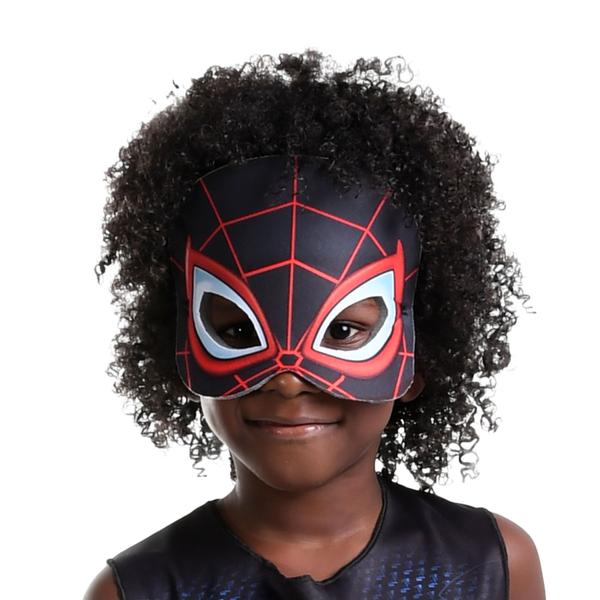 Imagem de Fantasia homem aranha preto miles morales pop m super magia