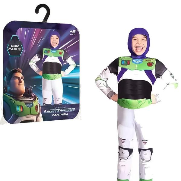 Imagem de Fantasia Infantil Buzz Lightyear com Capuz Super Magia