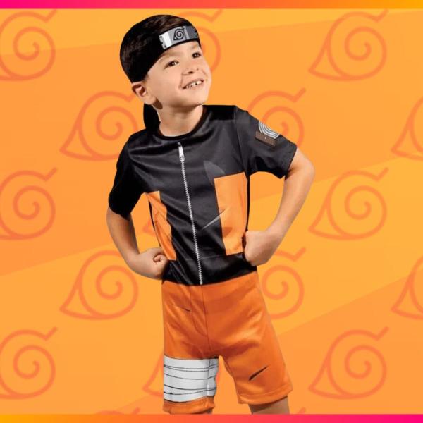 Imagem de Fantasia Infantil Desenho Ninja Naruto Shippuden Naruto