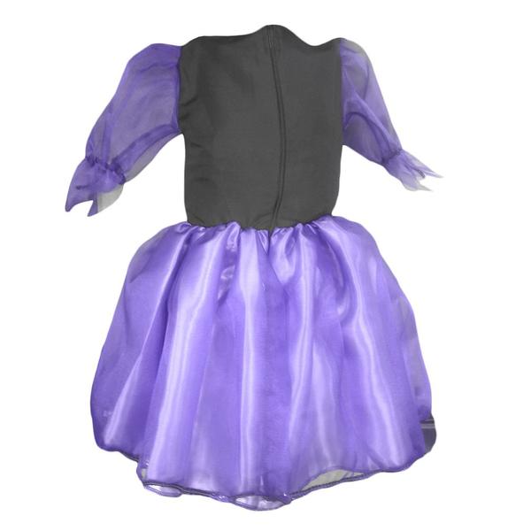 Imagem de Fantasia Infantil Halloween Bruxinha Janjan Vestido