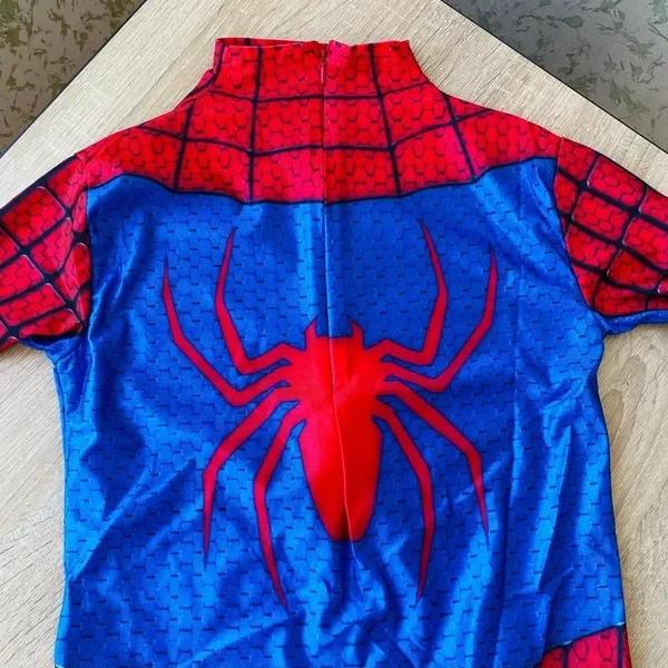 Imagem de Fantasia Infantil Homem-Aranha - Macacão de Elastano para Cosplay de Halloween