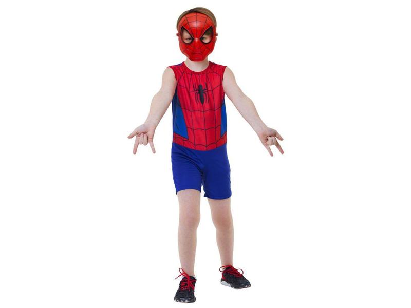 Imagem de Fantasia Infantil Homem Aranha Pop Clássico Tam. P - Rubies