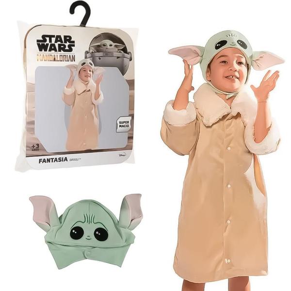 Imagem de Fantasia Infantil Luxo Star Wars Baby Yoda Super Magia