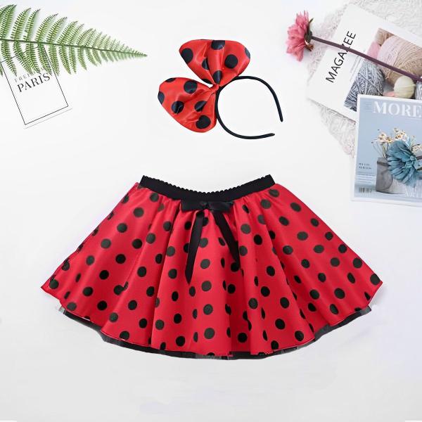 Imagem de Fantasia Infantil Menina Minnei Barato Kit 2 Peças Festa Aniversario Top Venda Tema Disney Mickey Minni Carvaval Linda