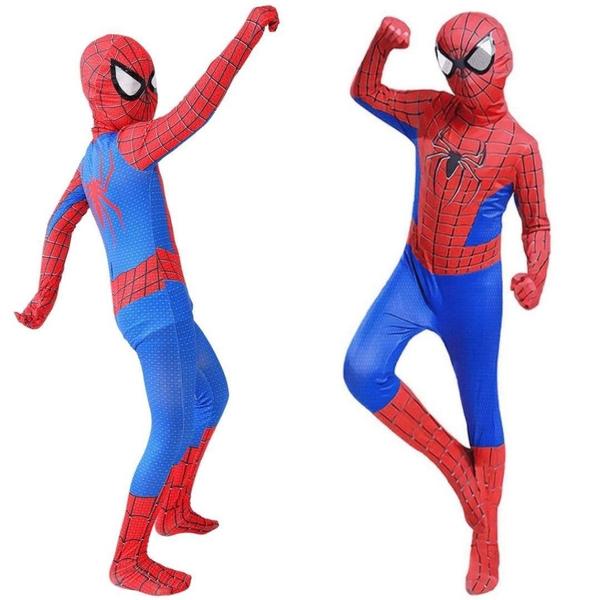 Imagem de Fantasia Infantil Menino Homem Aranha 120Cm Veste 6 A 7 Anos