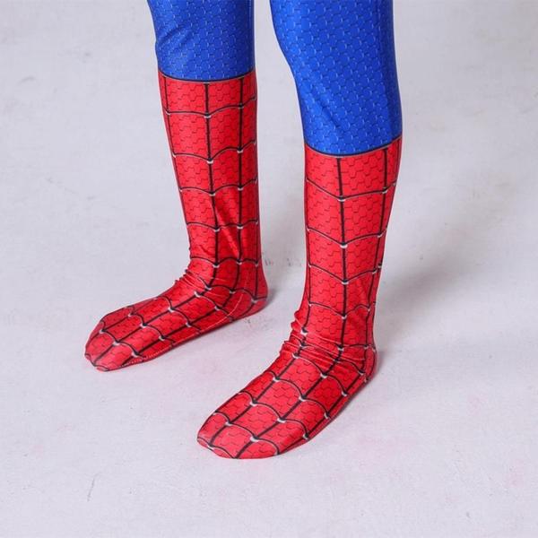 Imagem de Fantasia Infantil Menino Homem Aranha 120Cm Veste 6 A 7 Anos