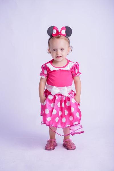 Imagem de Fantasia Infantil Minie Rosa Muvile 4226