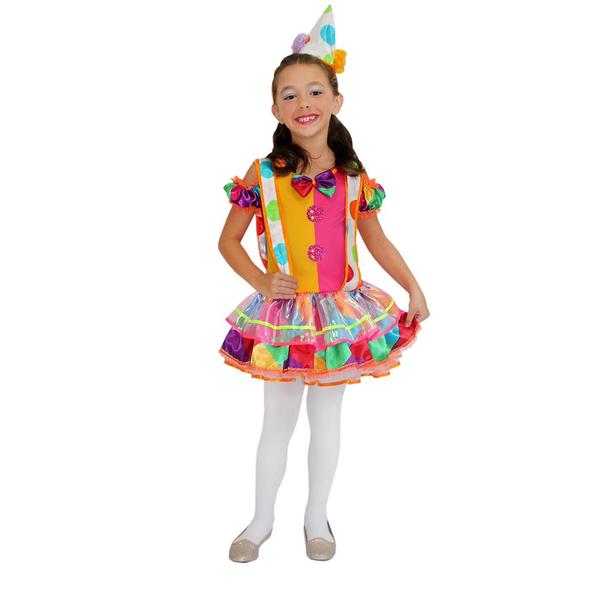 Fantasia infantil - Palhacinha - Mundo das Fantasias Imagem de Fantasia infantil - Palhacinha