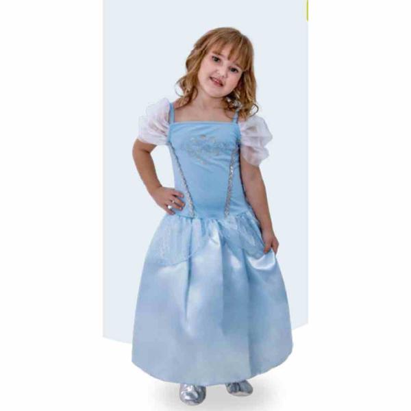 Imagem de Fantasia Infantil Princesa Cristal Blue - Tam. P (2 a 3 anos)- Anjo Fantasias