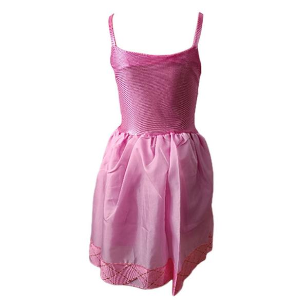 Imagem de Fantasia Infantil Princesa Rosa com Laço Vestido