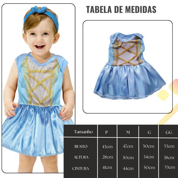Fantasia Infantil Princesa Sophie Azul Baby - Extra Festas Imagem de Fantasia Infantil Princesa Sophie Azul Baby