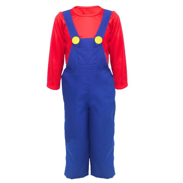 Imagem de Fantasia Infantil Roupa Super Mario Bros Meninos Macacão