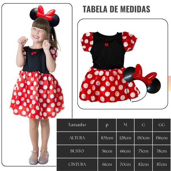 Imagem de Fantasia Infantil Ursinha Mix Com Tiara