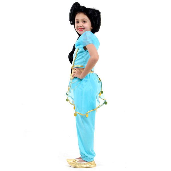 Imagem de Fantasia Jasmine Infantil Luxo Original - Aladdin - Disney Princesas