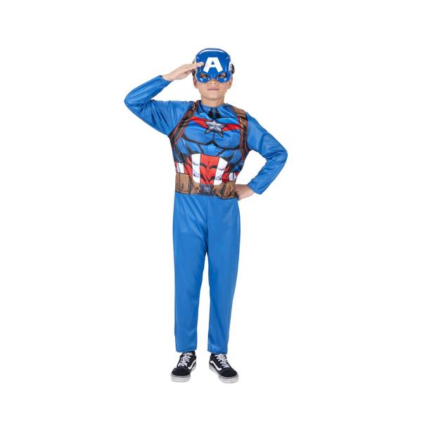 Imagem de Fantasia Jazwares Captain America Official Youth com máscara