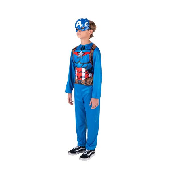 Imagem de Fantasia Jazwares Captain America Official Youth com máscara