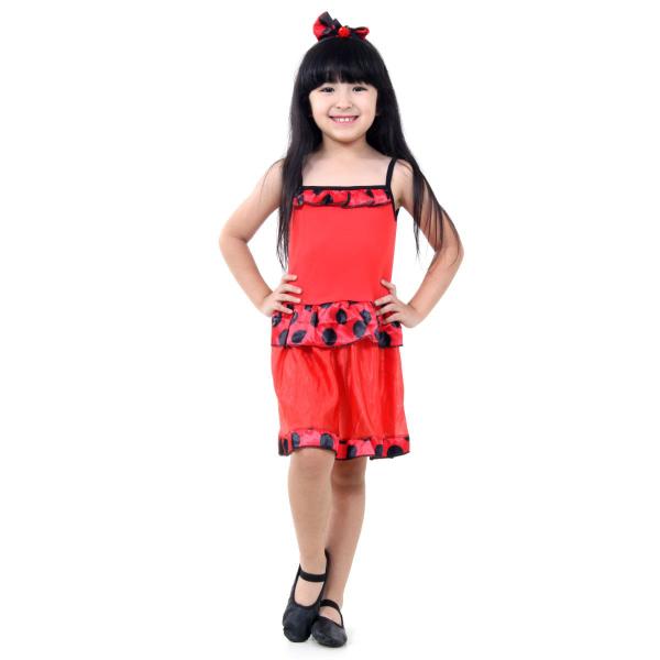 Fantasia Joaninha Vestido Infantil - Carnaval - Animais Imagem de Fantasia Joaninha Vestido Infantil - Carnaval