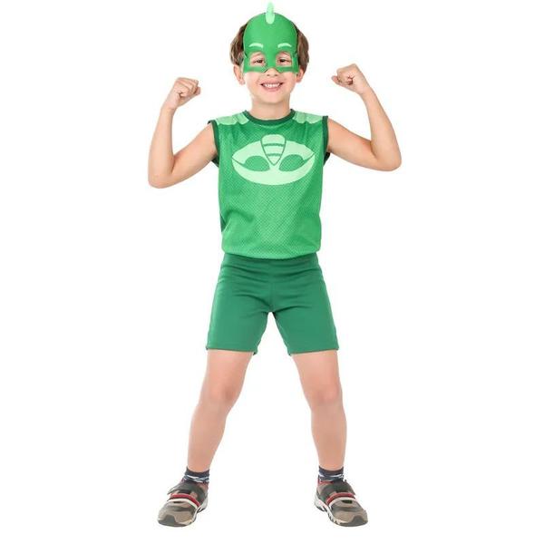 Fantasia Lagartixo Infantil PJ Masks Pop com Máscara - Regina Imagem de Fantasia Lagartixo Infantil PJ Masks Pop com Máscara